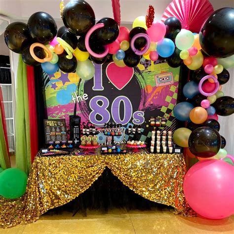 80s party decorations